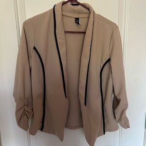 Windsor Light Tan fitted Blazer size L